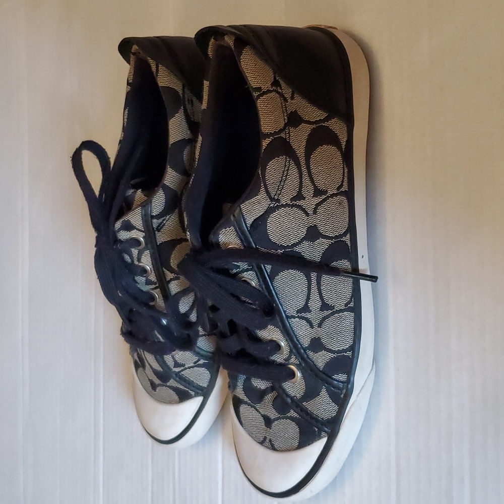 Coach Y2K Barrett Signature C Jacquard Sneakers sz 8.5